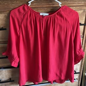 Madewell Apple red top New With Tags.